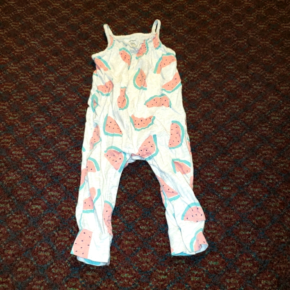 Carter's size 12 months watermelon bodysuit